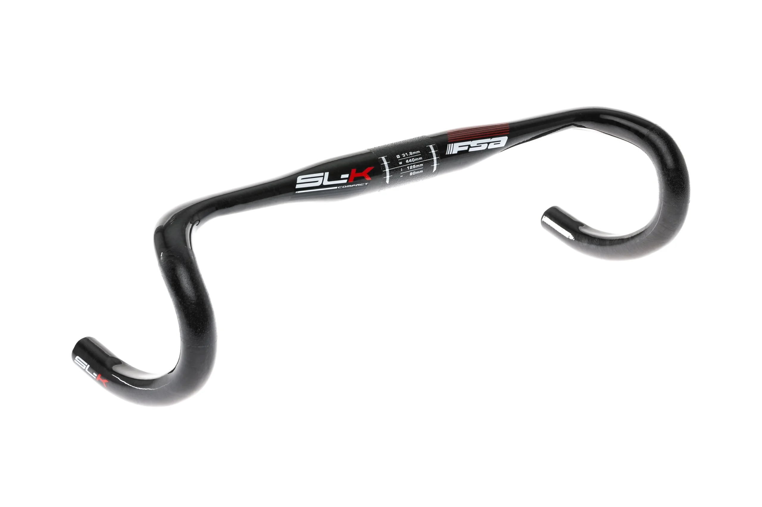 FSA SL-K Compact Handlebar 31.8x440mm Carbon Black