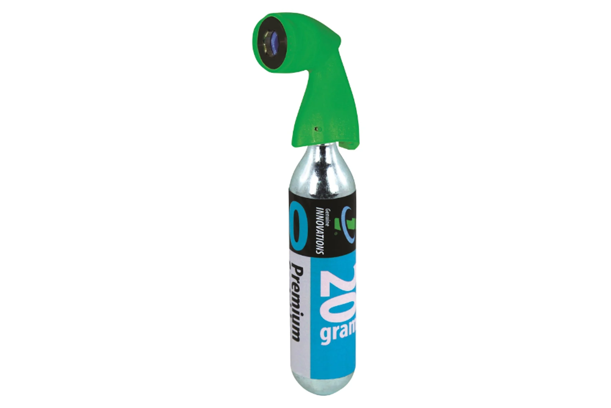 Genuine Innovations Microflate Nano Inflator: Includes 20g Threaded CO2 Cartridge