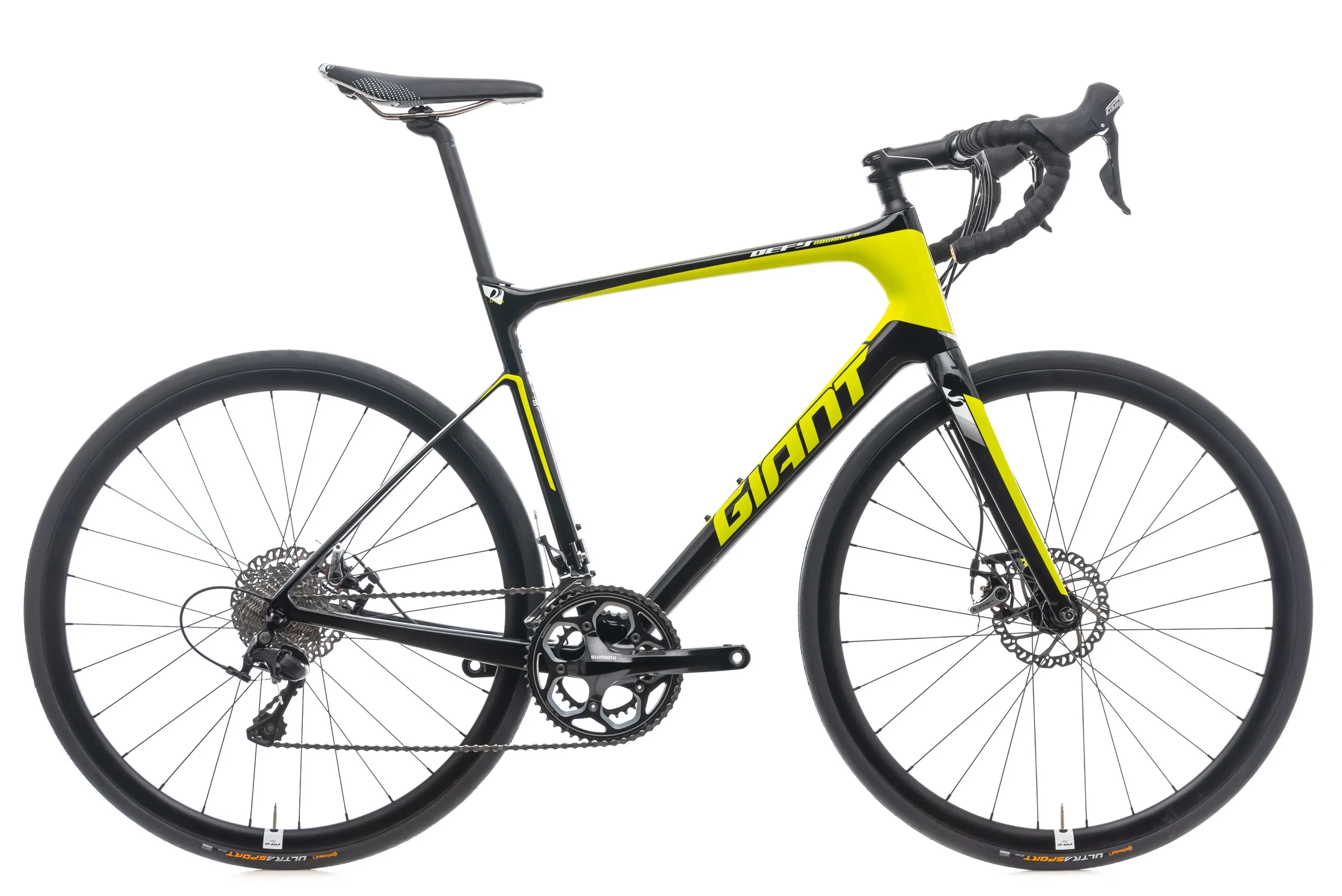 Giant Defy Advanced 2 Lime Medium Large Bike - 2016