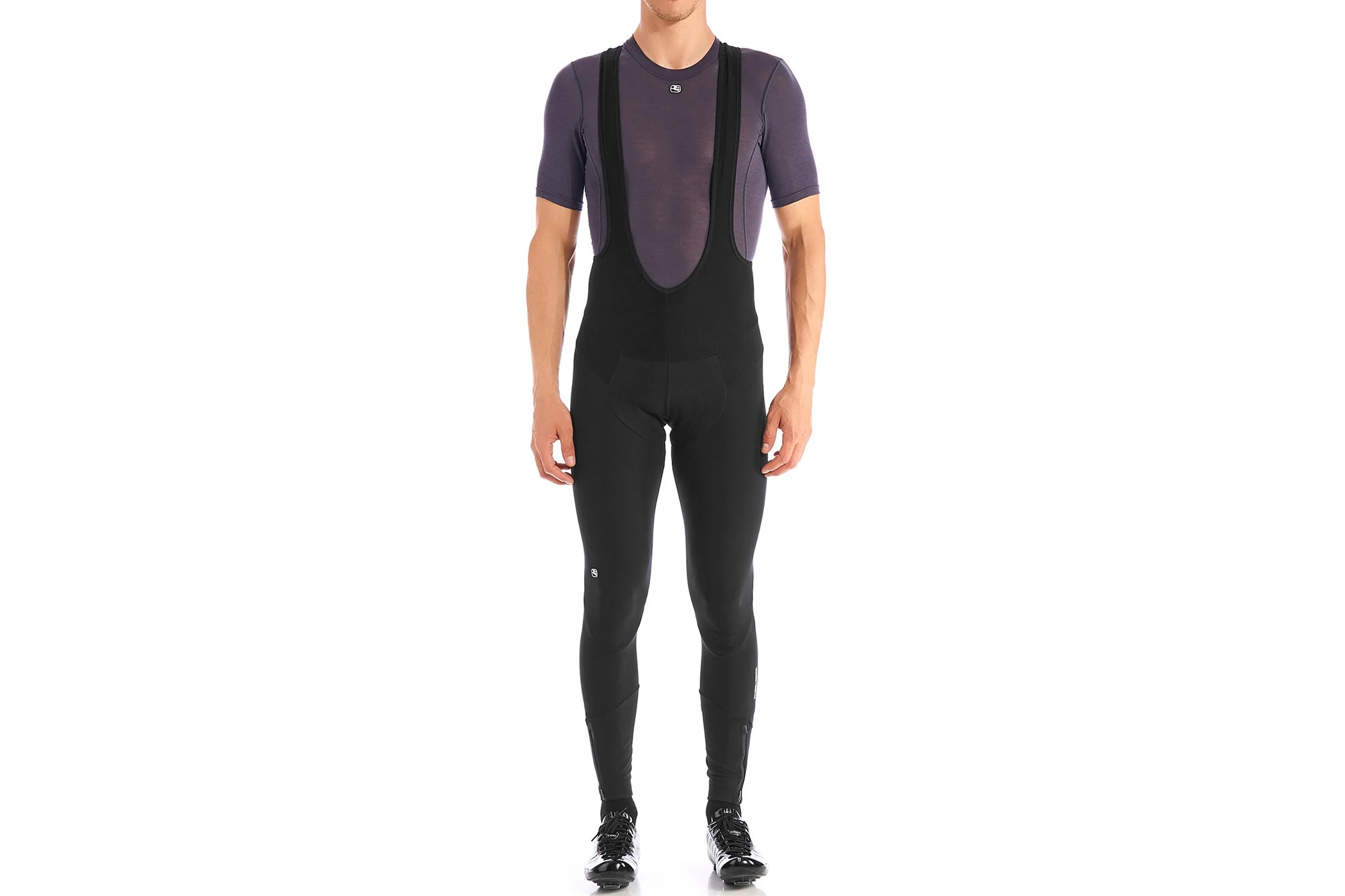 Giordana AV Bib Full Windfront Tights W/ Pad Black
