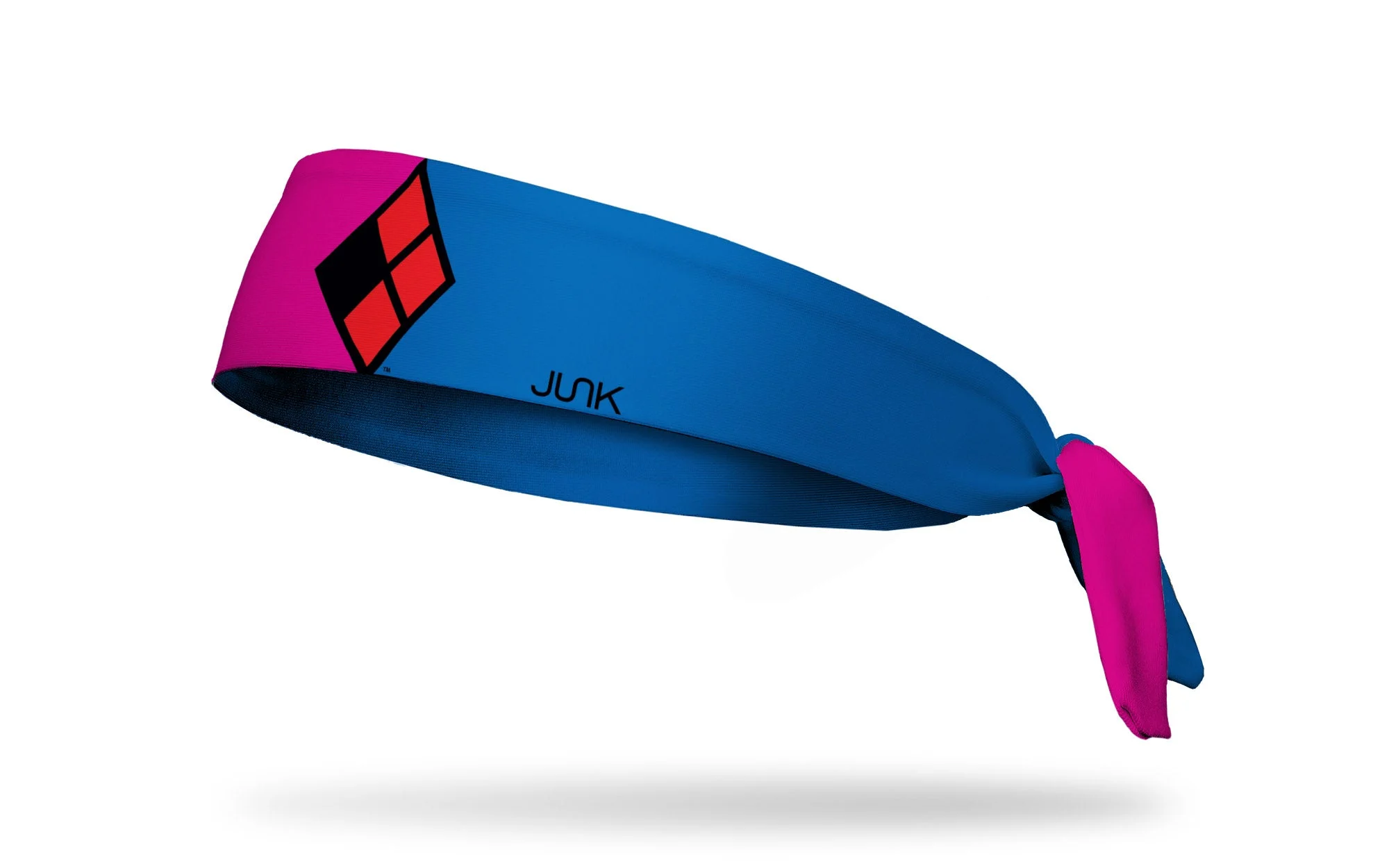 Harley Quinn: Diamonds Pink & Blue Flex Tie Headband