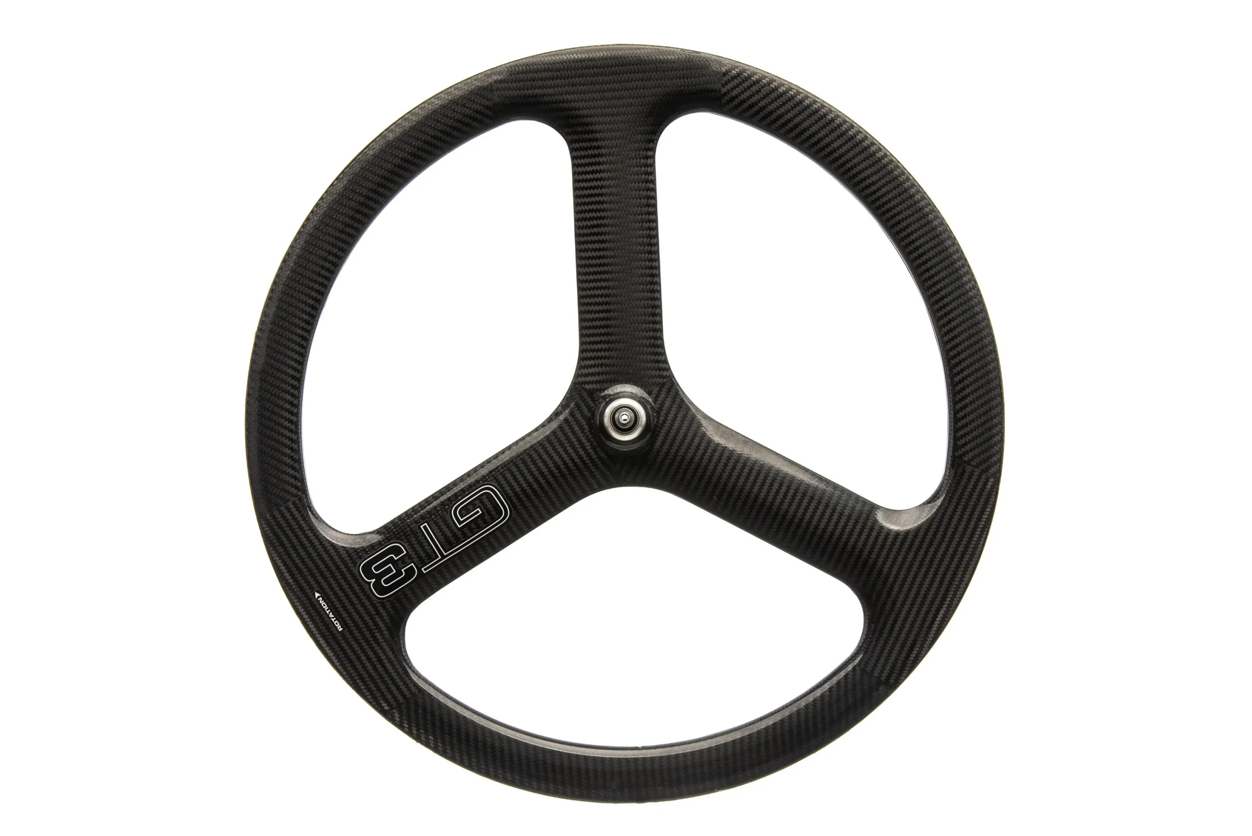 HED GT3 Tri-Spoke Carbon Tubular 700c Front Wheel