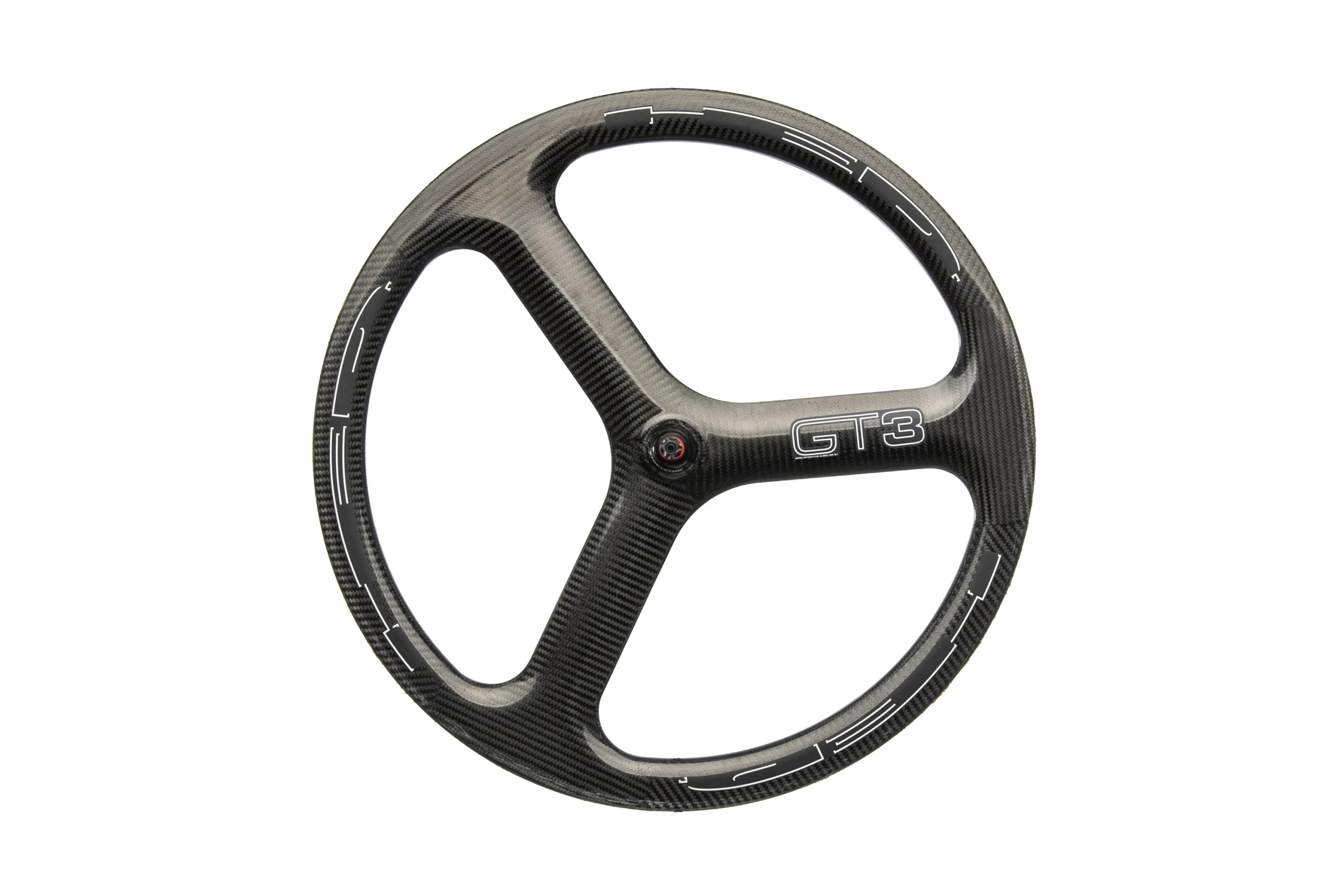 HED GT3 Trispoke Carbon Tubular Front wheel