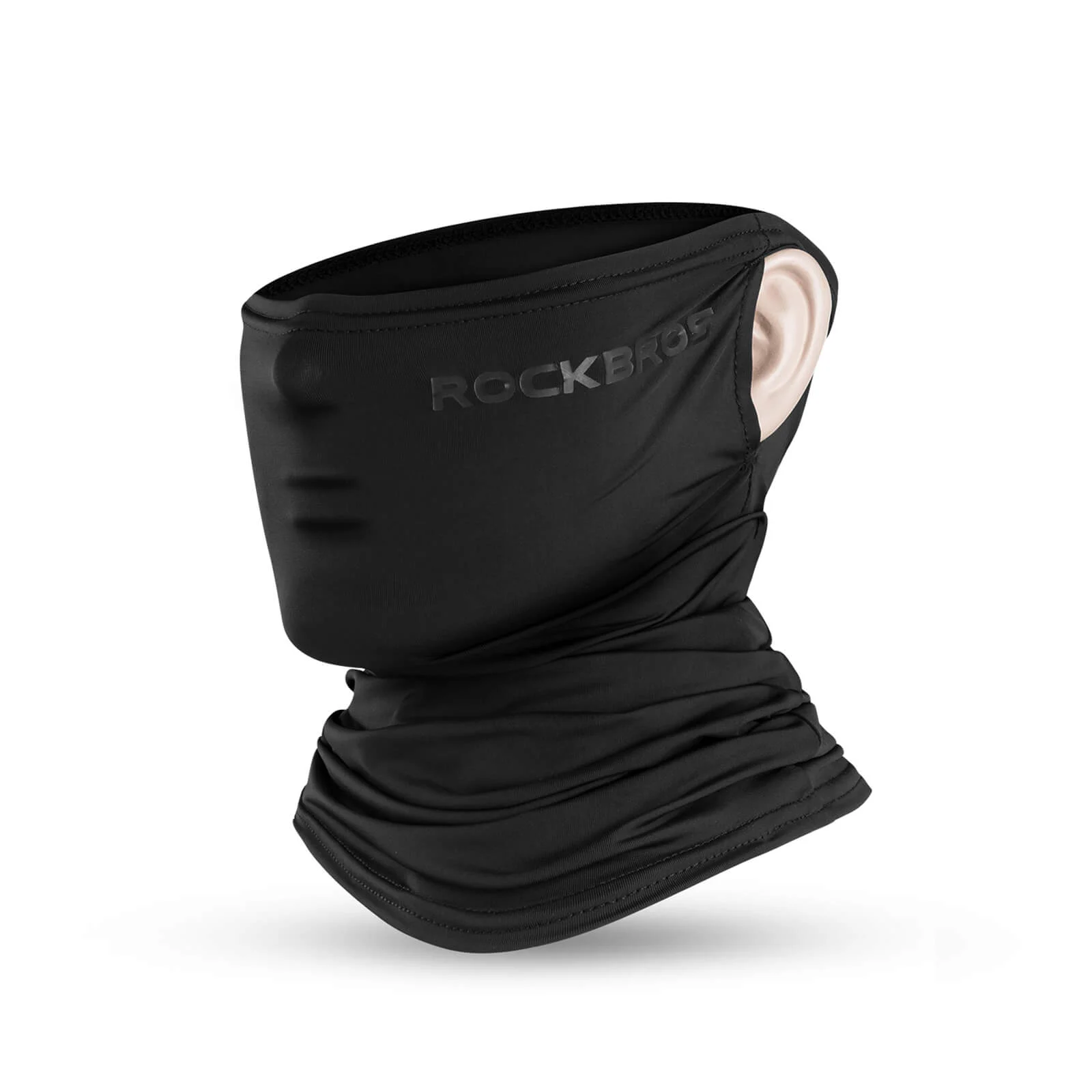 Ice Silk Face Mask with Ear Loops Breathable UV Protection
