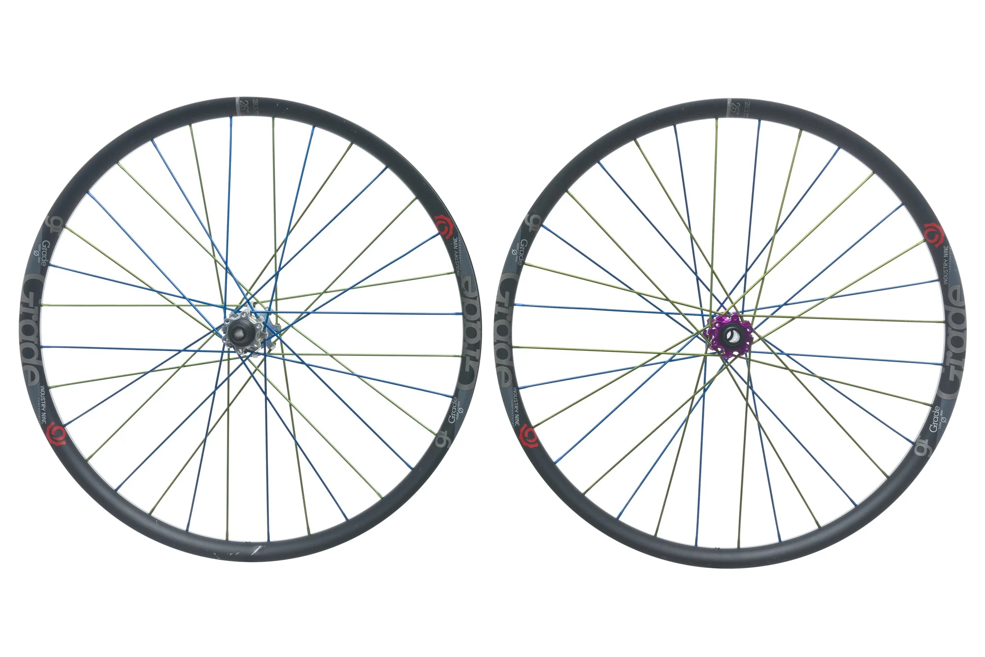 Industry Nine Grade Aluminum Tubeless 26" Wheelset