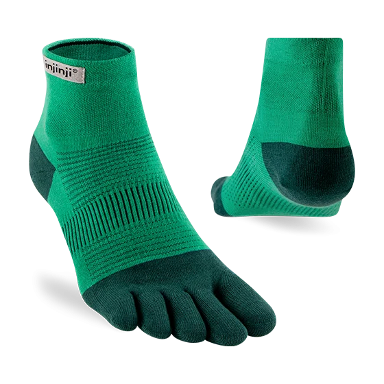 Injinji RUN Lightweight Mini Crew - Fern