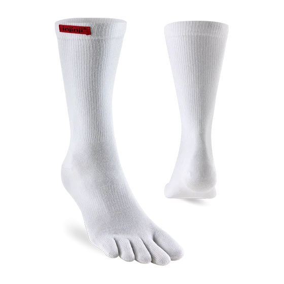 Injinji SPORT Crew Socks - White