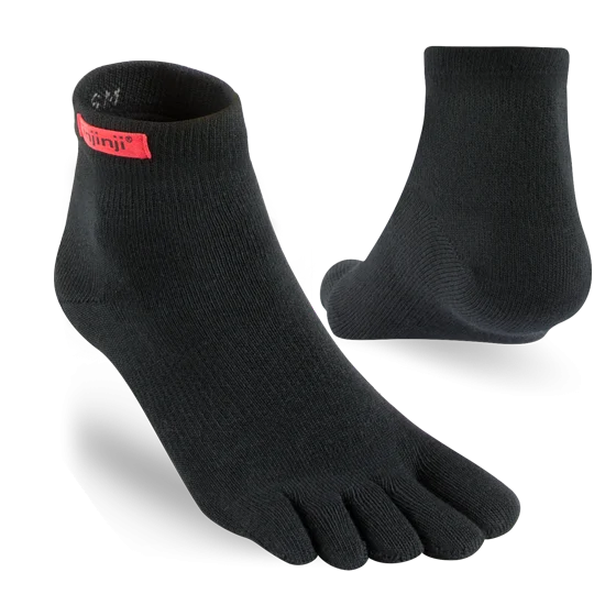 Injinji SPORT Mini Crew - Black