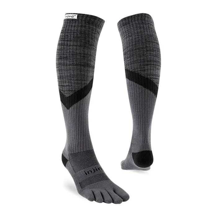 Injinji Trail Midweight Over The Calf - Granite