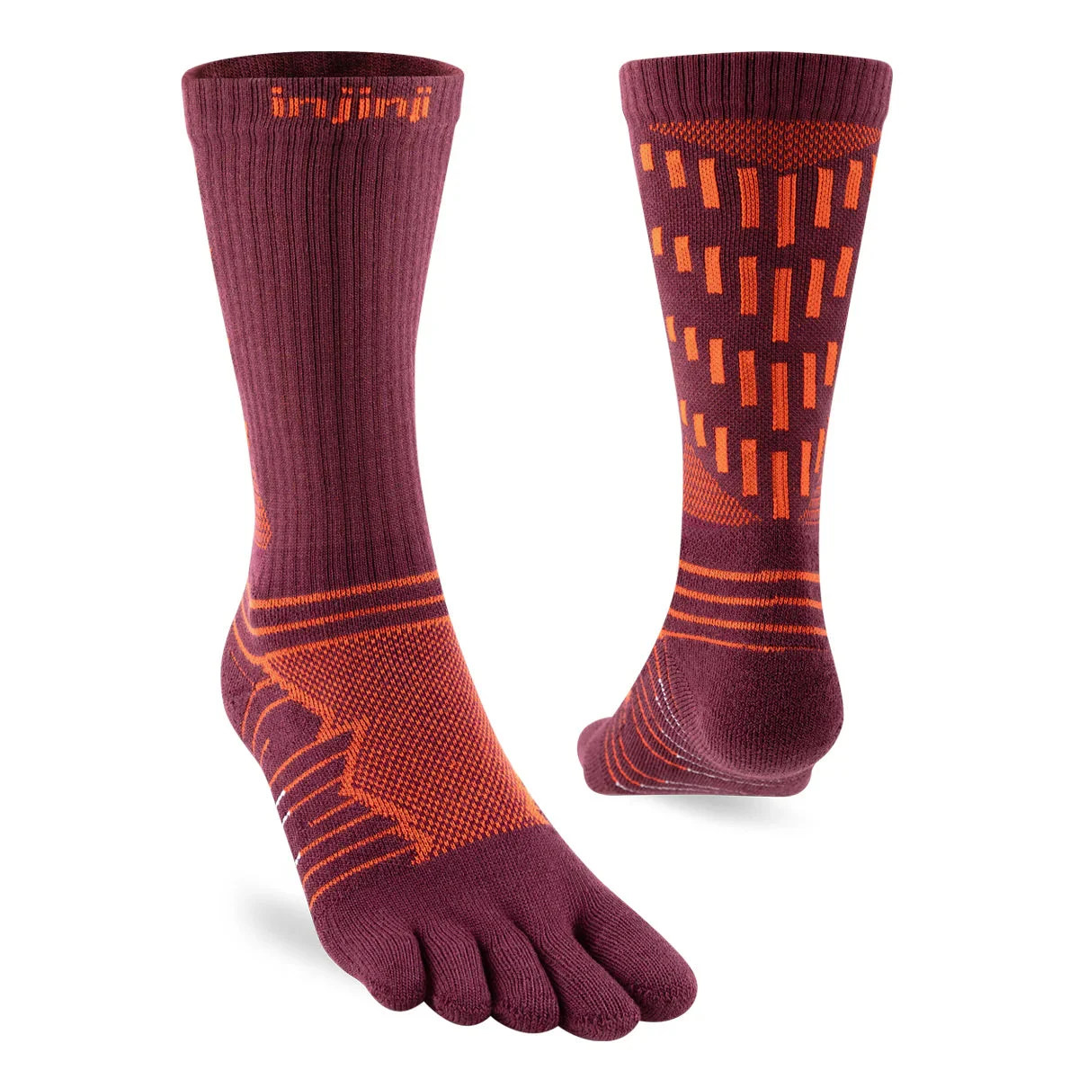 Injinji Ultra RUN Crew - Mahogany