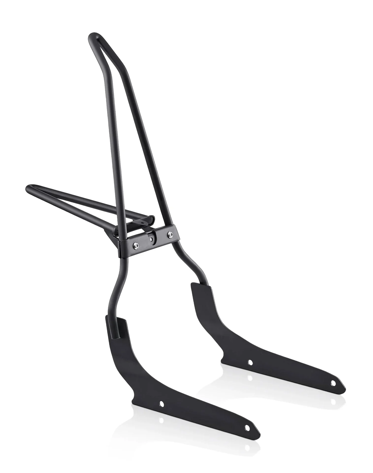 Iron Born 25" Sissy Bar with Foldable Luggage Rack for Honda Shadow 750 Phantom Matte Black