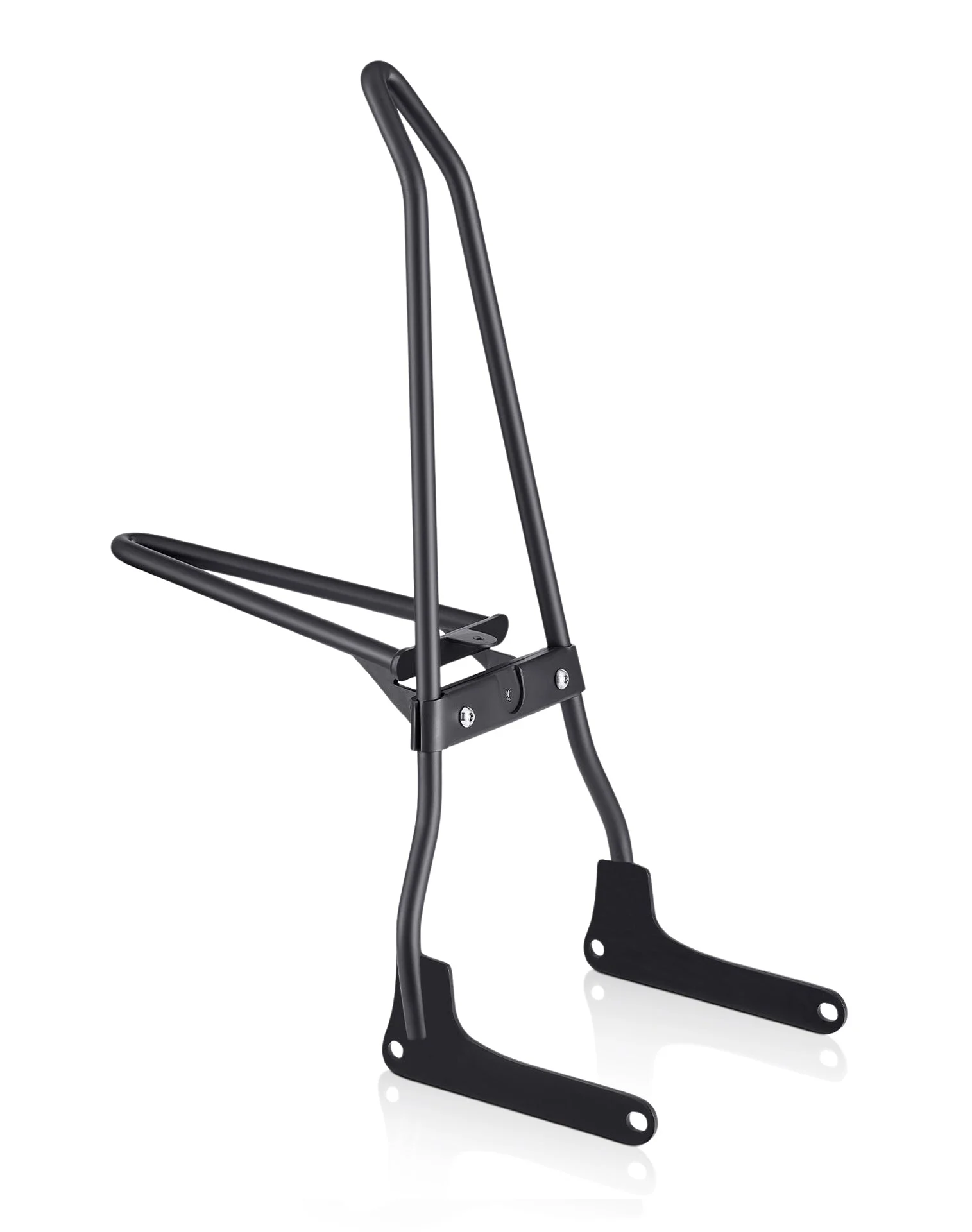 Iron Born Blade 25" Sissy Bar w/ Foldable Rack for Harley Softail Low Rider FXLR Matte Black