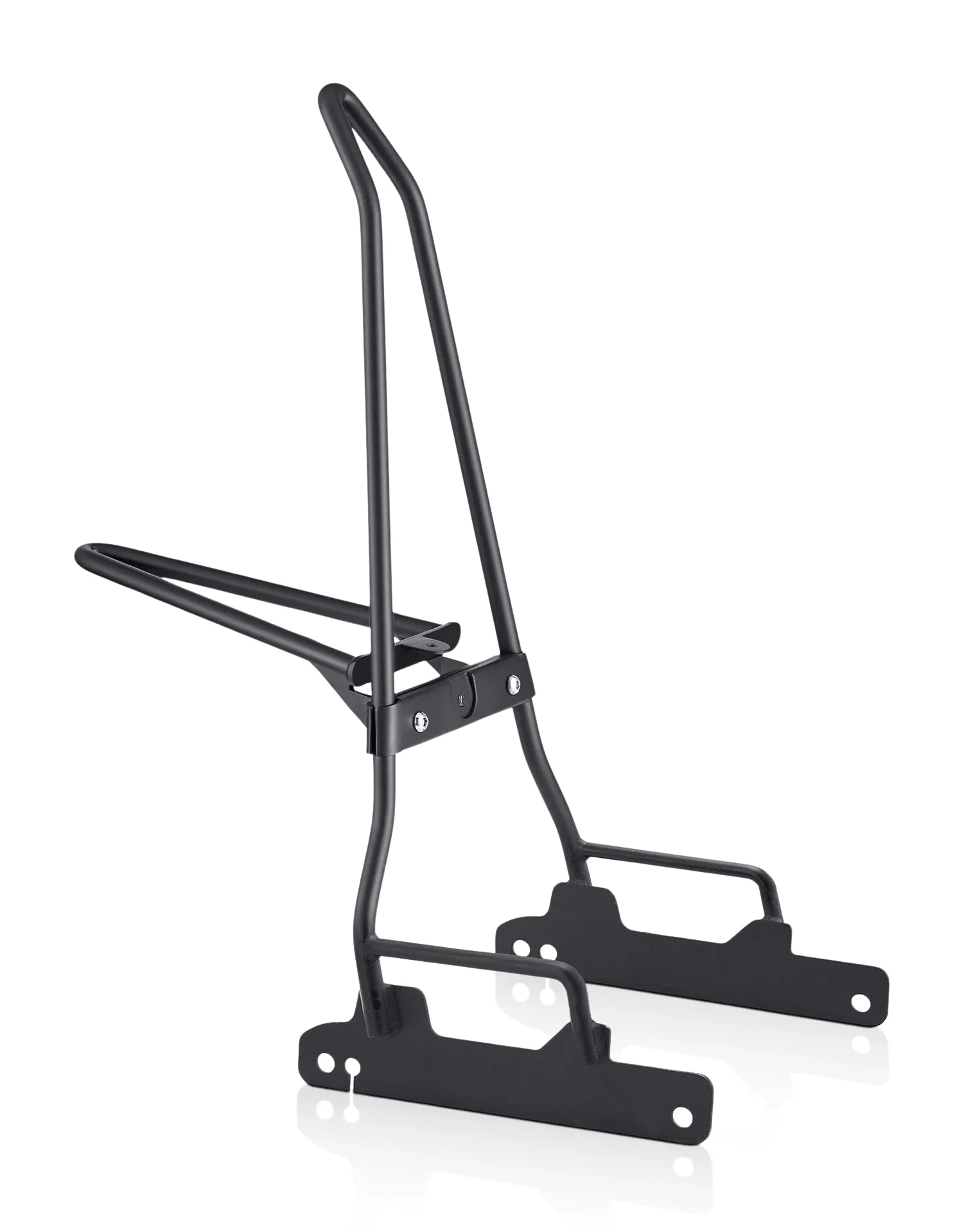 Iron Born Blade 25" Sissy Bar with Foldable Luggage Rack for Harley Dyna Super Glide Custom FXDC/I Matte Black