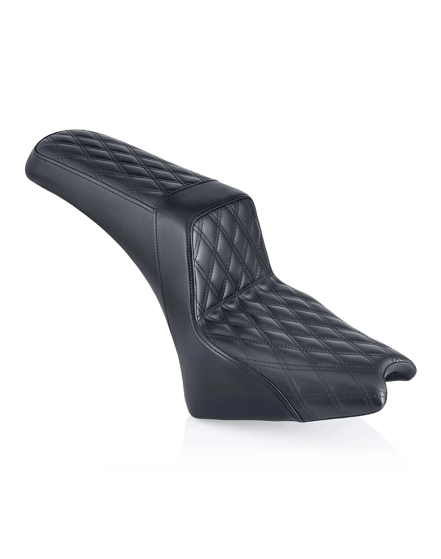 Iron Born Diamond Stitch Indian Chief 2-Up Seat Black