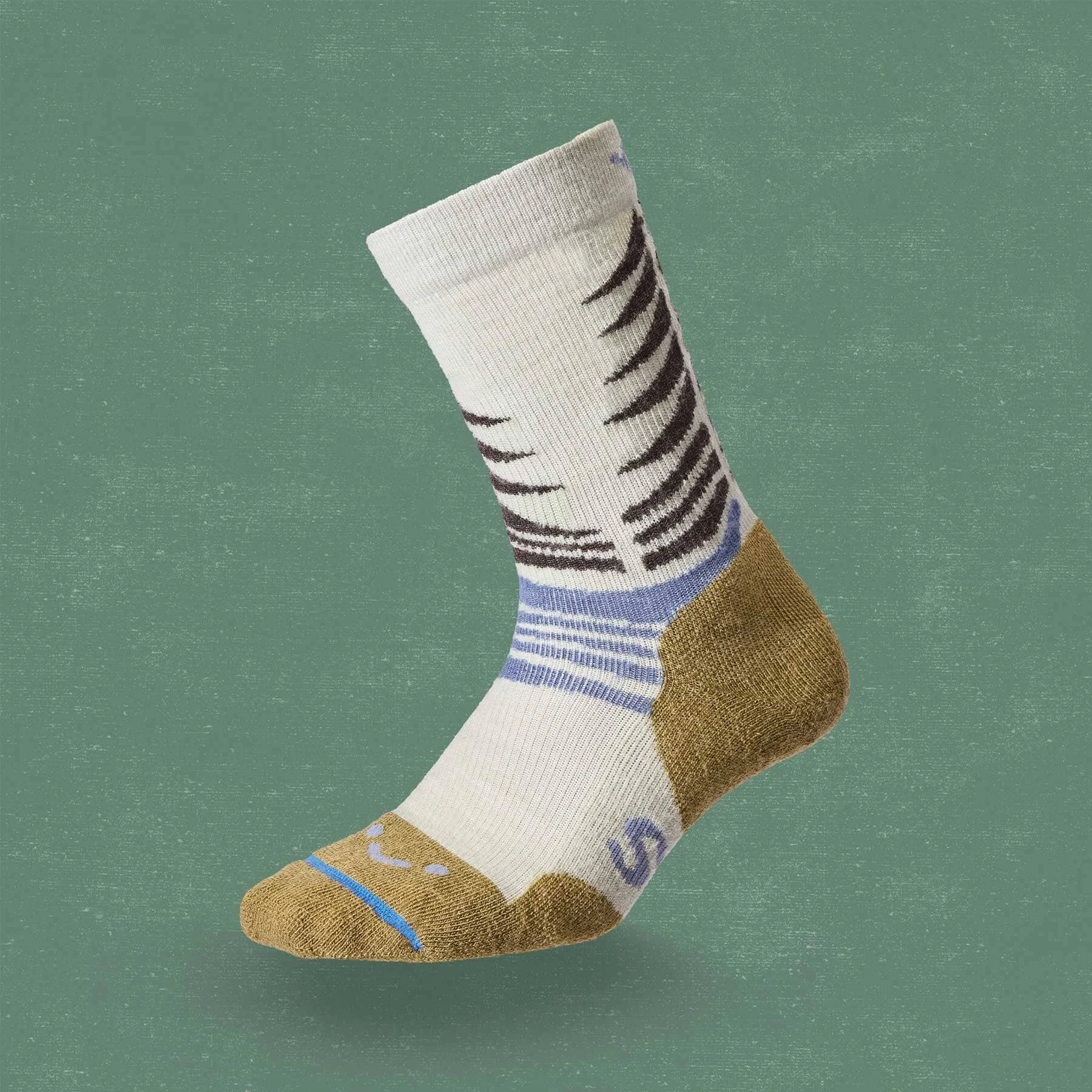 Irregular (Roomier FIT) FITS Treedom Light Cushion Crew Sock - Size Medium