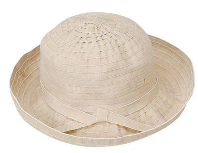 Jeanne Simmons - Beige Ribbon Bucket Hat