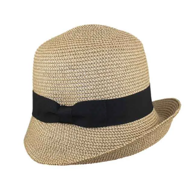 Jeanne Simmons - Upturn Tweed Cloche Hat