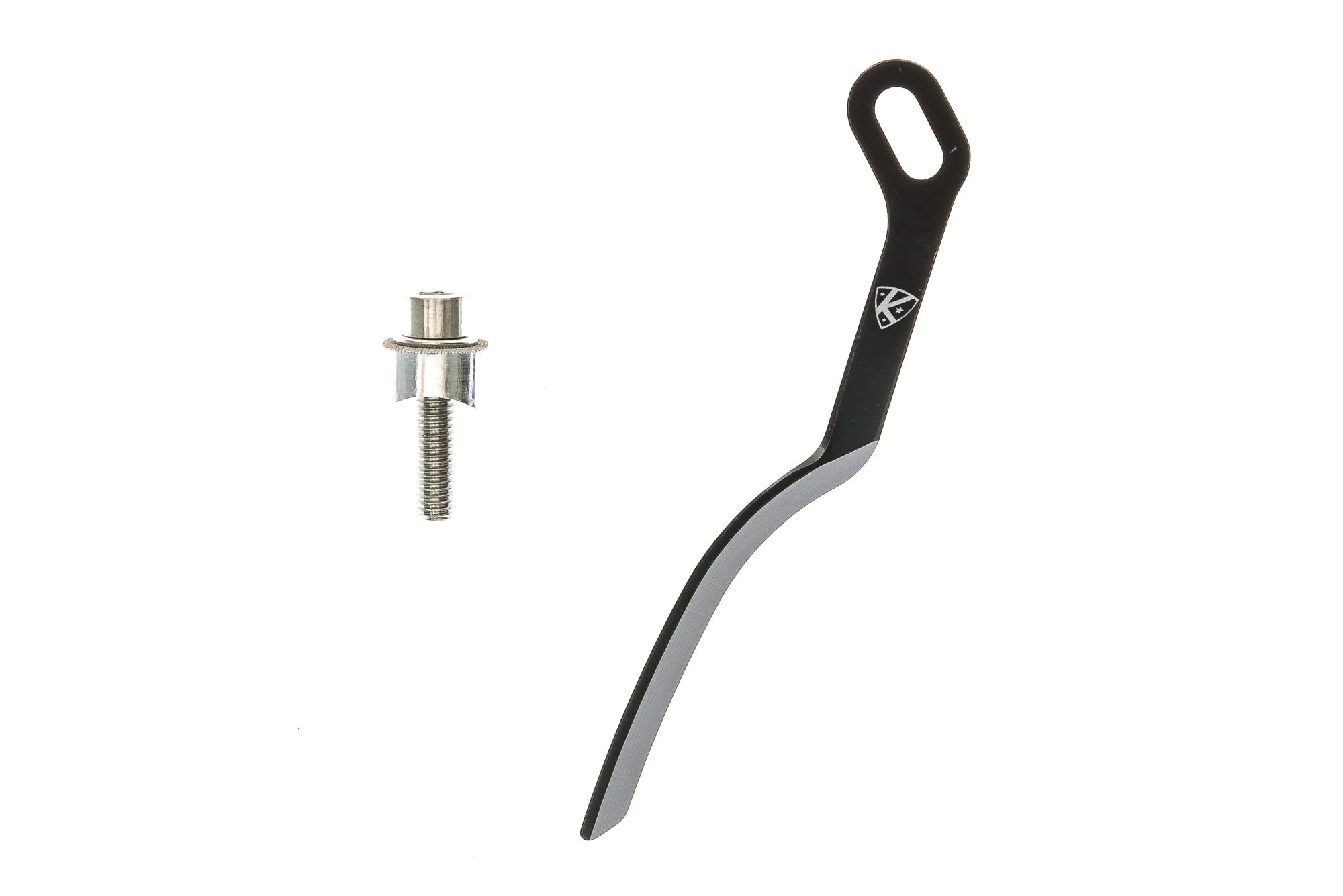 K-EDGE K13-001 Braze-On Road Chain Catcher Black