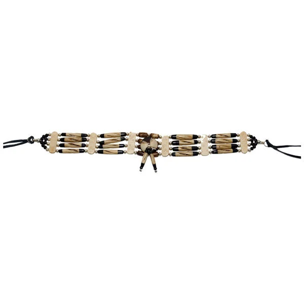 Kenny K - Ivory Bead Hat Band