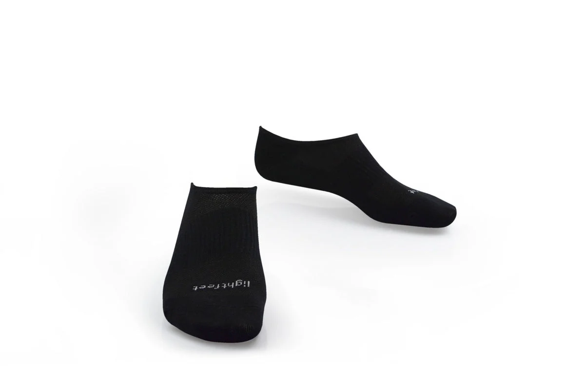 Lightfeet Lightweight Invisible Socks- Black