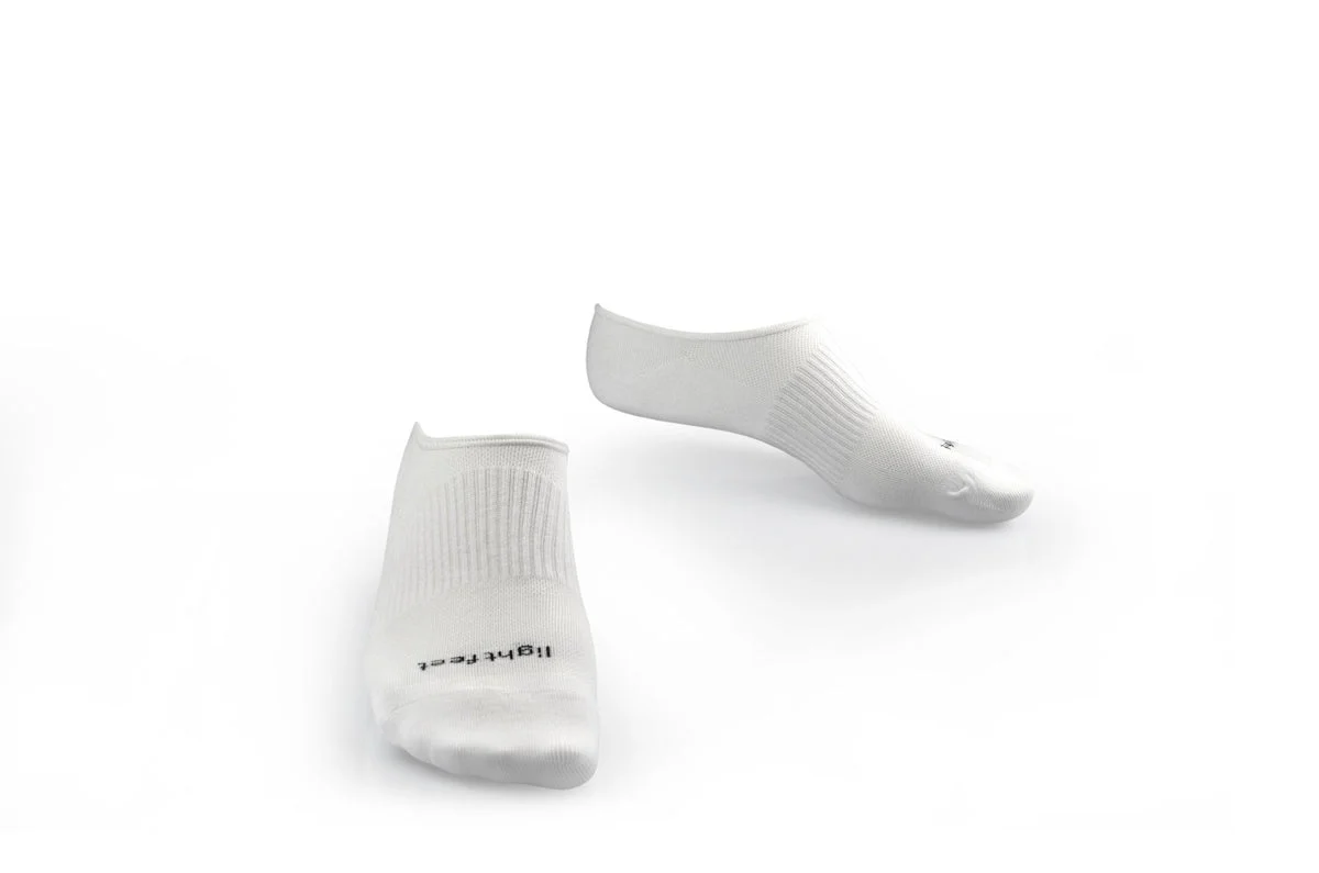 Lightfeet Lightweight Invisible Socks- White
