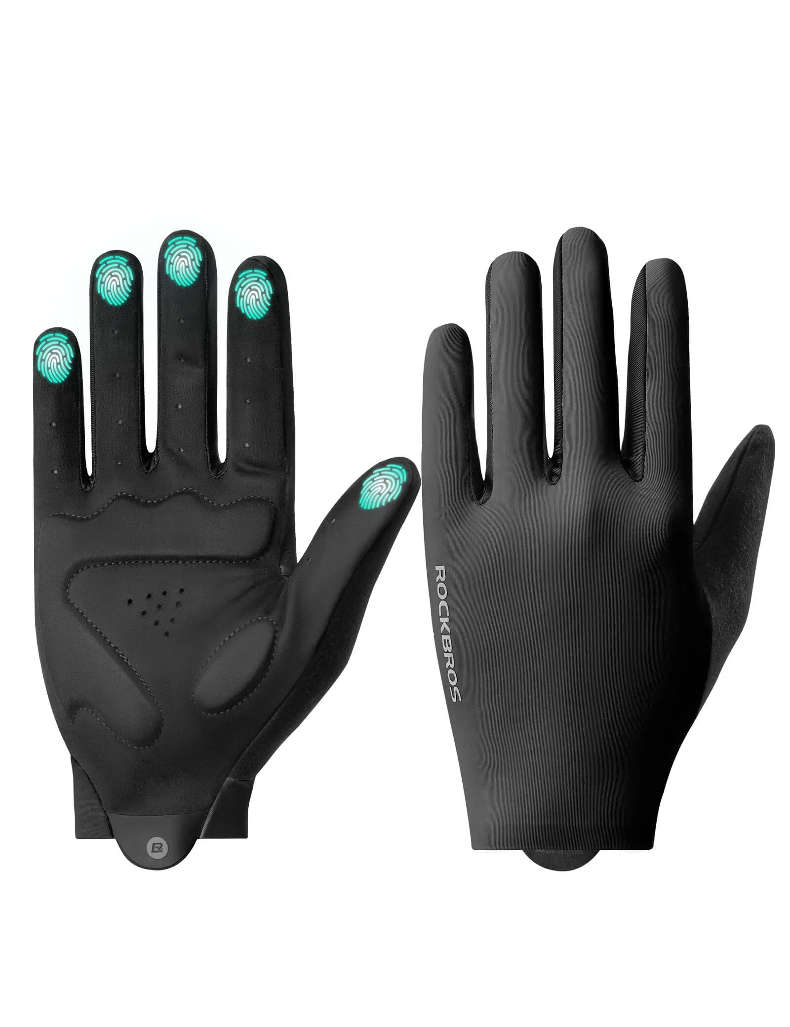 Lightweight Full-Finger Cycling Gloves with Touchscreen Tech Friendly