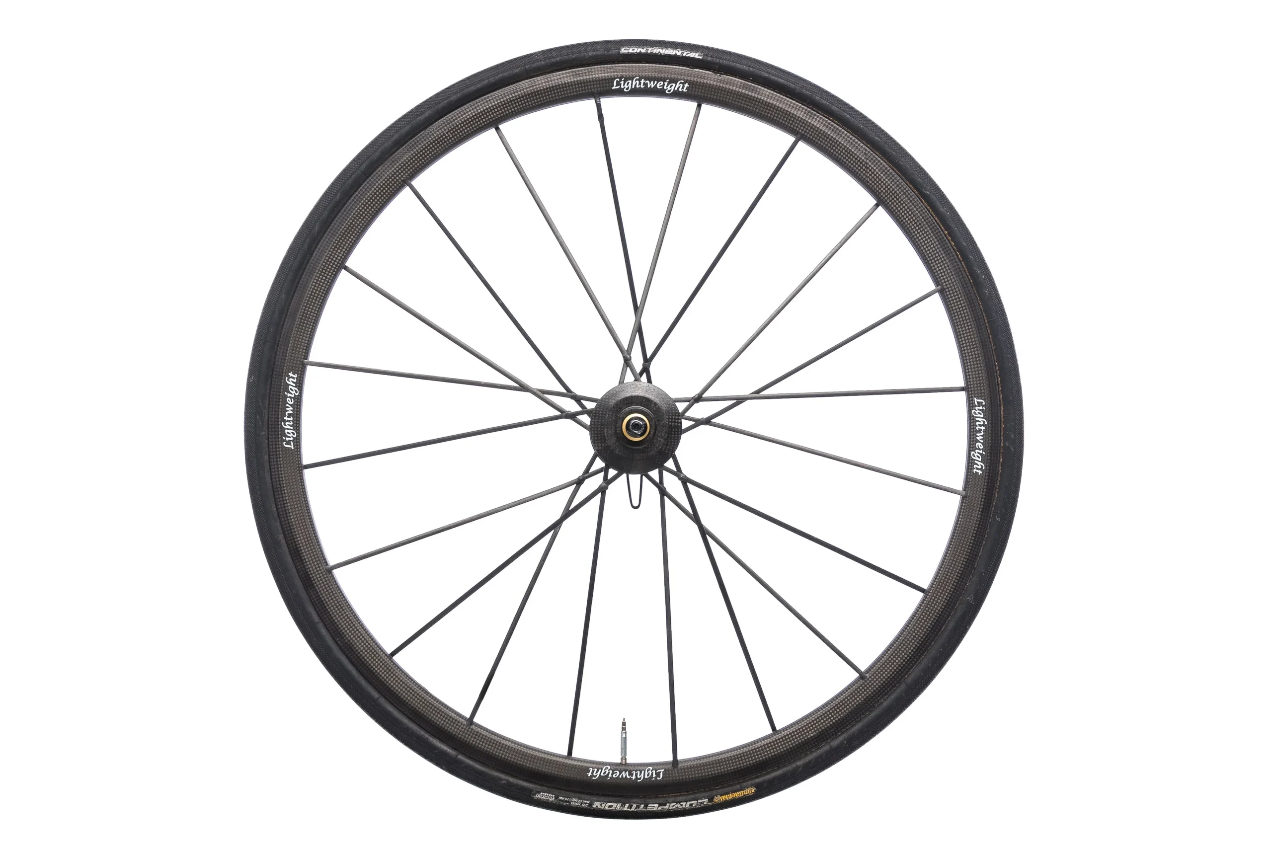 Lightweight Gipfelsturm Carbon Tubular 700c Front Wheel