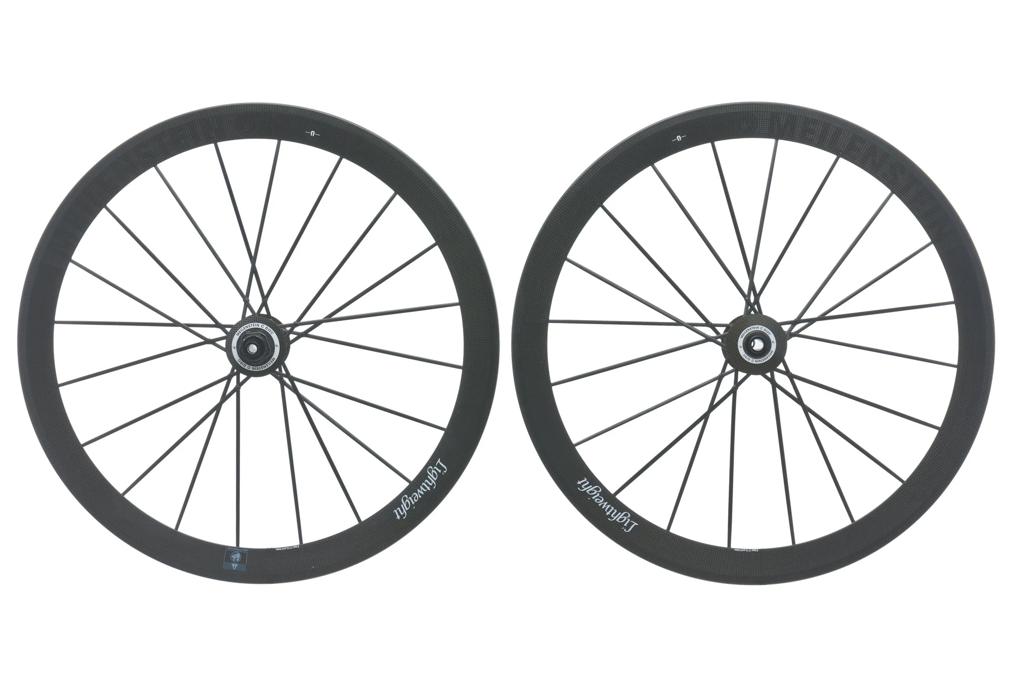 Lightweight Meilenstein Carbon Disc Brake Clincher 700c Wheelset