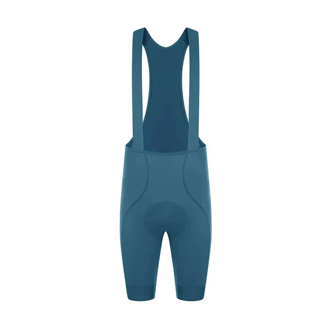 Men's All- Purpose Bib Shorts T100 - Blue Moon