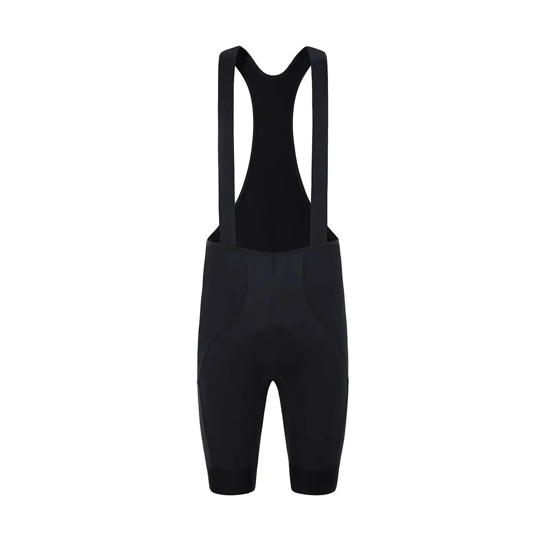 Men's All-Purpose Cargo Bib Shorts T100C - Black