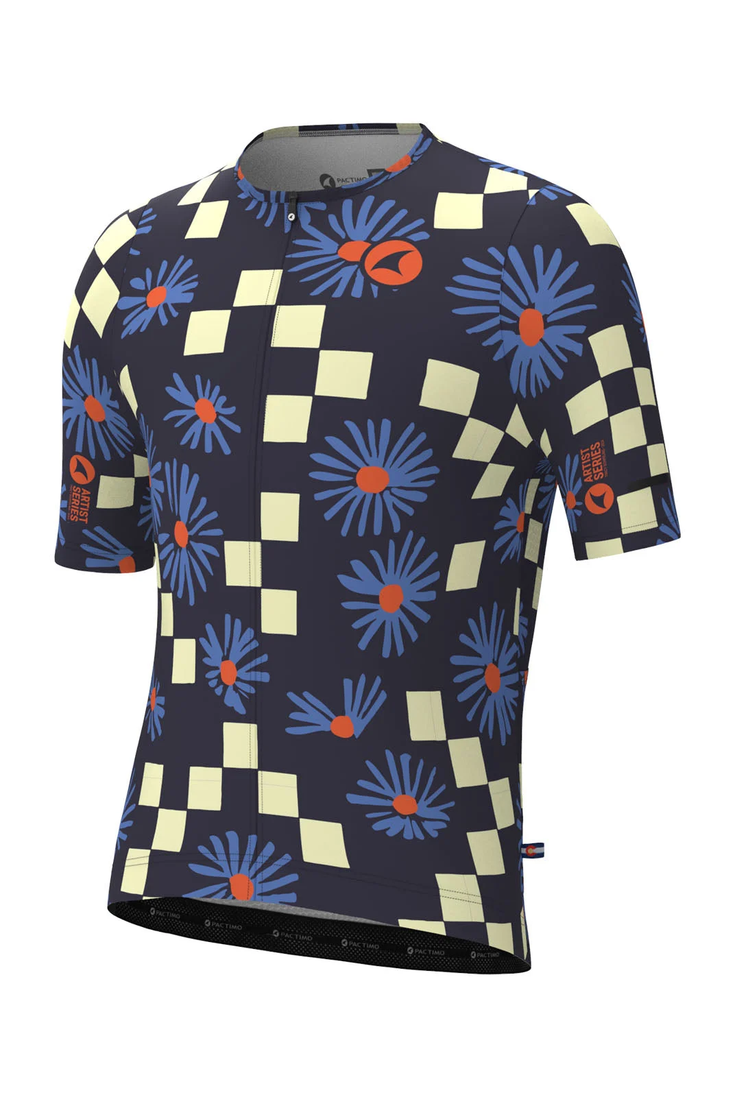 Men's Aster Checks Summit Jersey x Tracy Schifeling