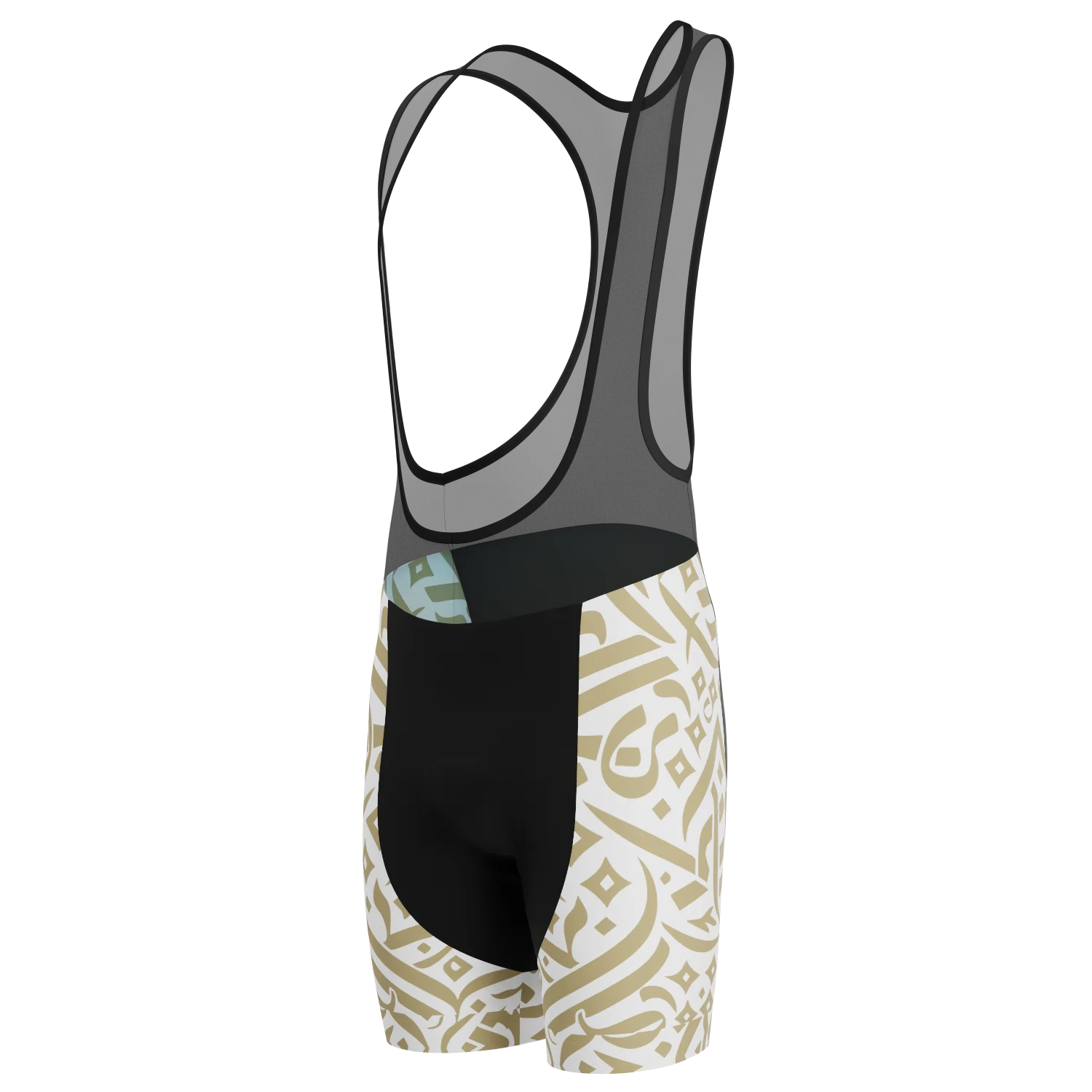 Men's Calligraphy Gel Padded Cycling Bib Quick-Dry Performance Comfort