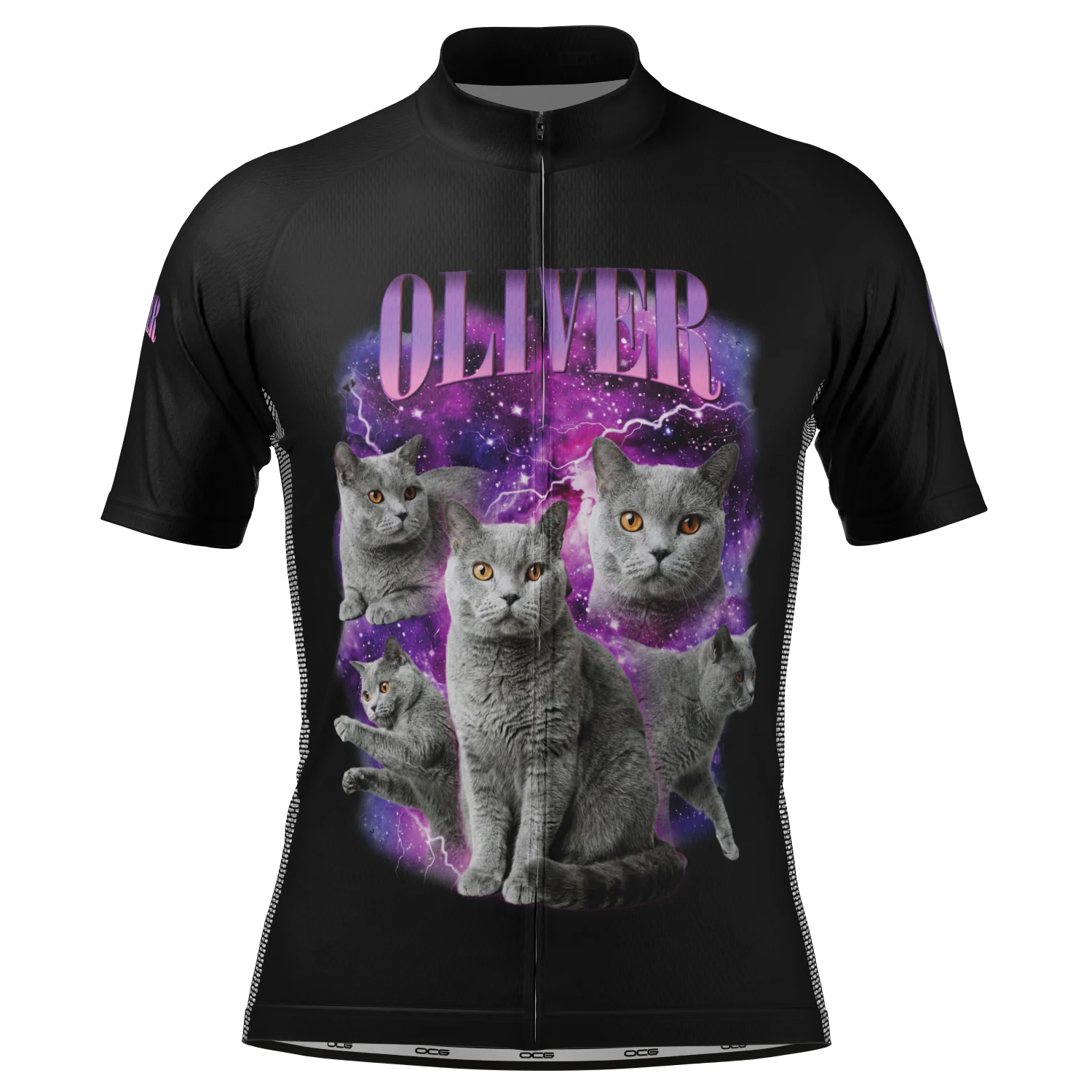 Men's Create Your Own Custom Short Sleeve Cycling Jersey Versatile & Durable