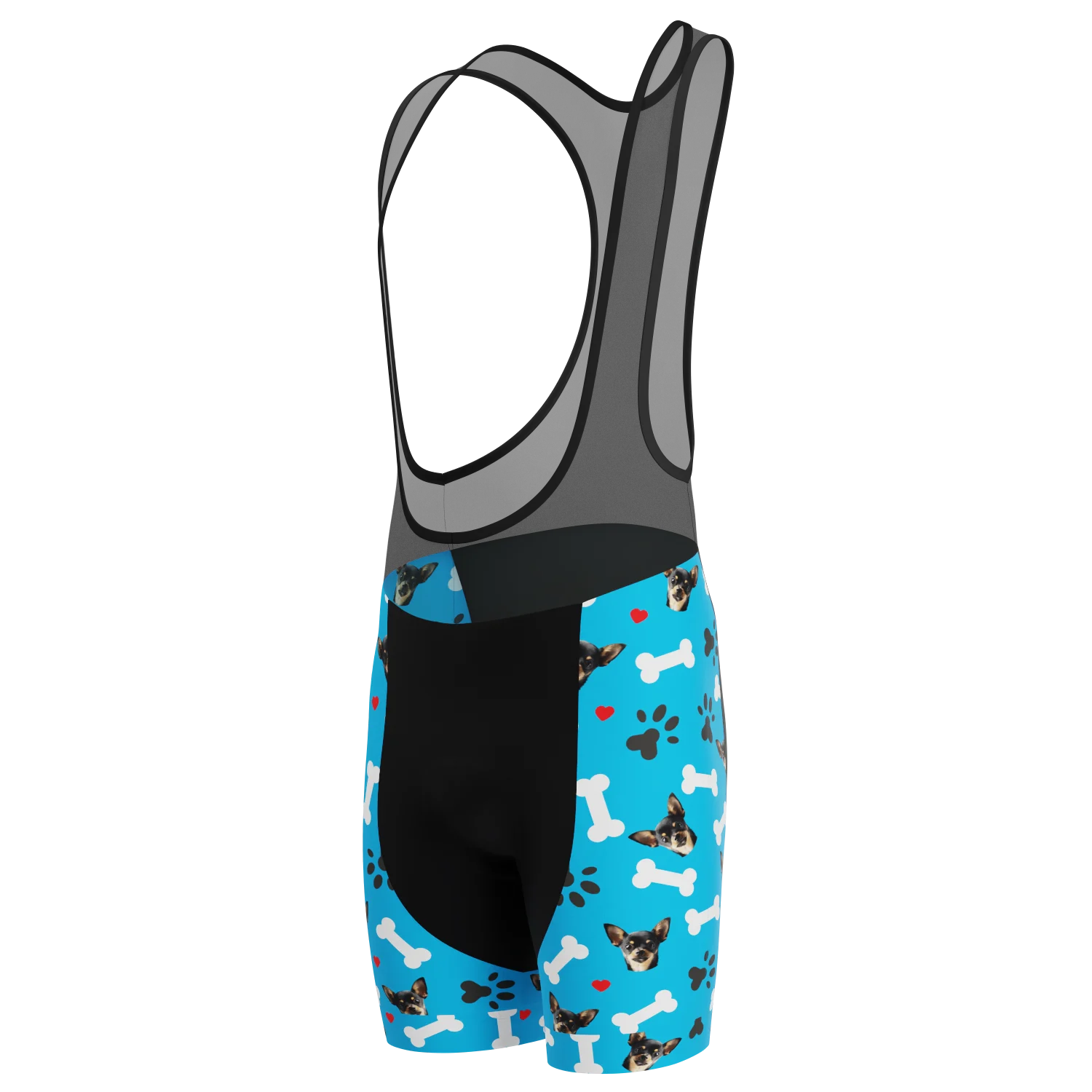 Men's Custom Cycling Bib Quick-Dry Gel-Padded Comfort