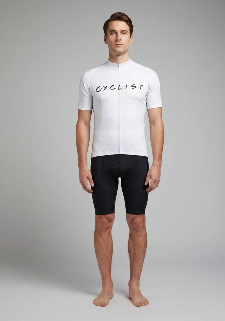 Men's Friends Cyclist Short Sleeve Cycling Jersey