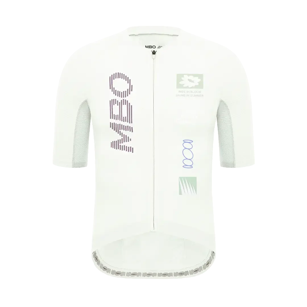 Men's Frontier Pro Cycling Jersey C306 - Snow White