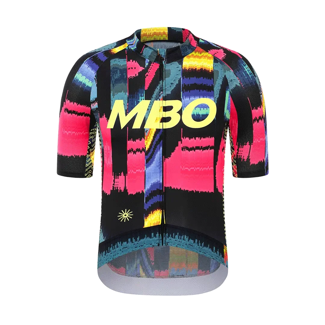 Men's Frontier Pro Cycling Jersey SC301 - Glitch Black