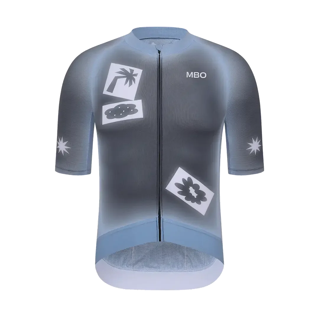 Men's Frontier Pro Cycling Jersey SC301 Spring Pulse - Frost Ink
