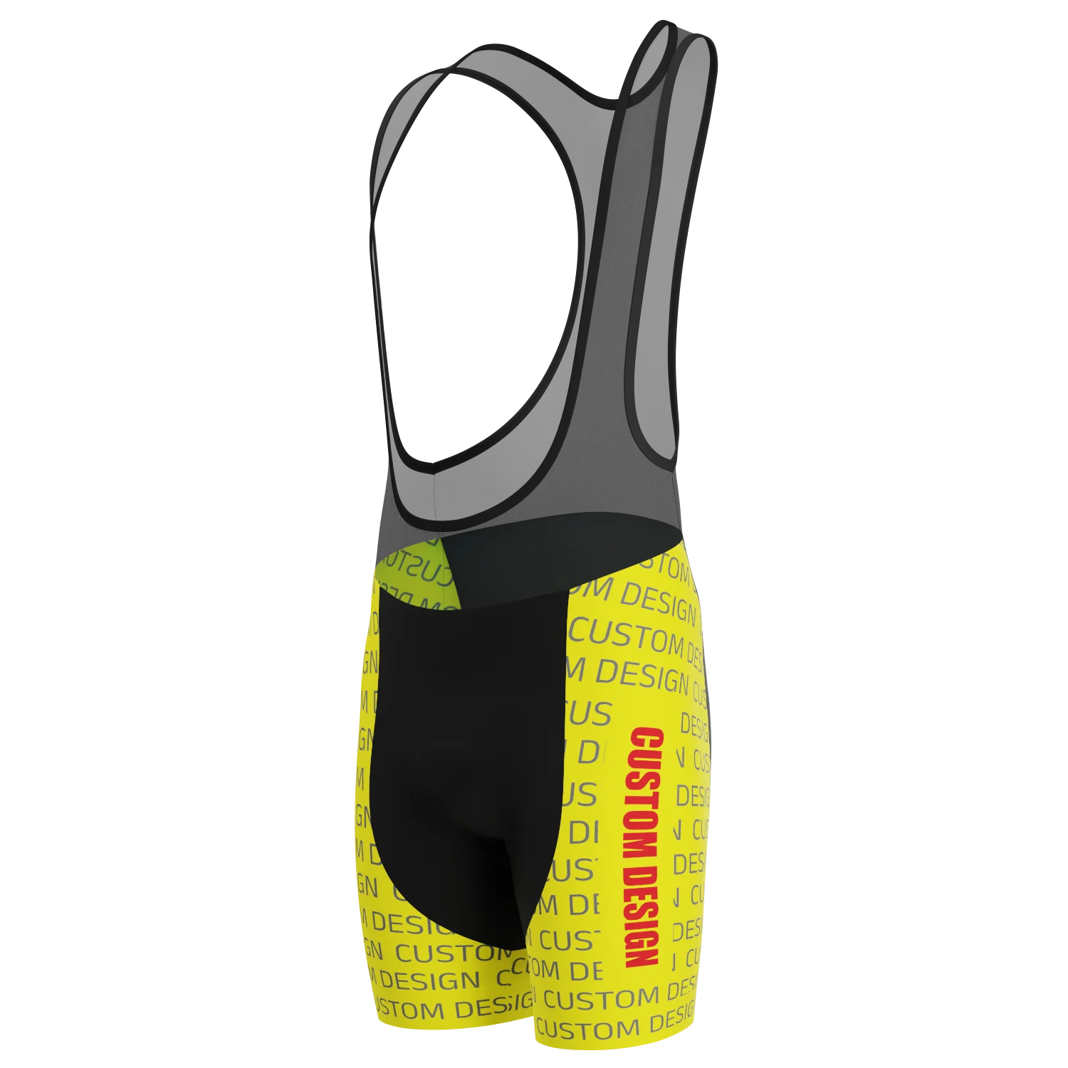 Men's Full Custom Design Cycling Bib with Gel Padding