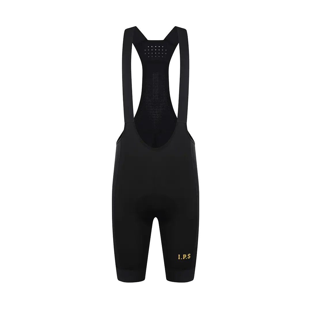 Men's I.P.S. Enduro Elite Bib Shorts T501S - Black Gold Pro