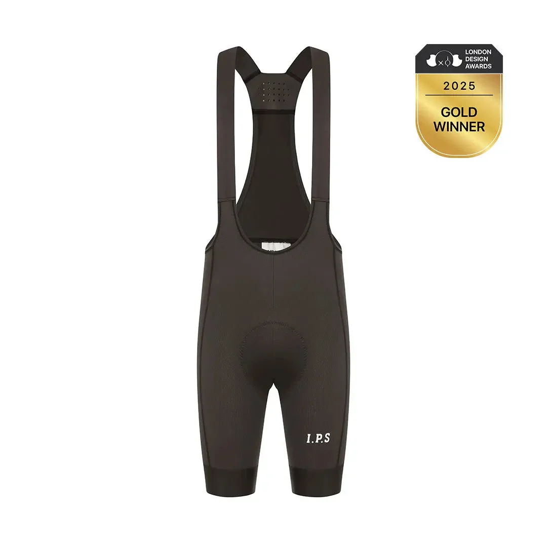 Men's I.P.S Enduro Tech Bib Shorts T501 - Pine Cone Brown
