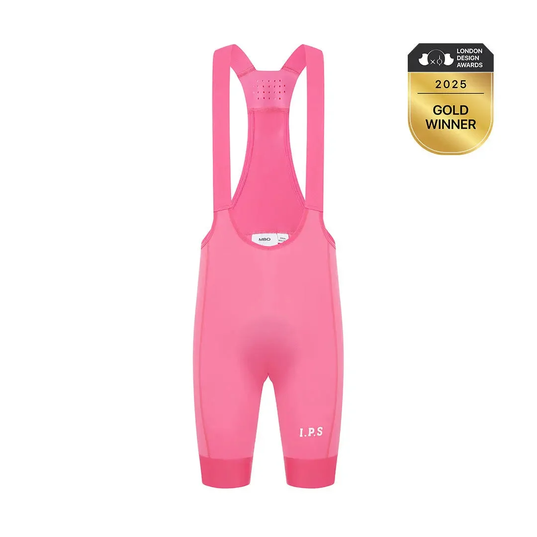 Men's I.P.S Enduro Tech Bib Shorts T501 - Pink Ripple