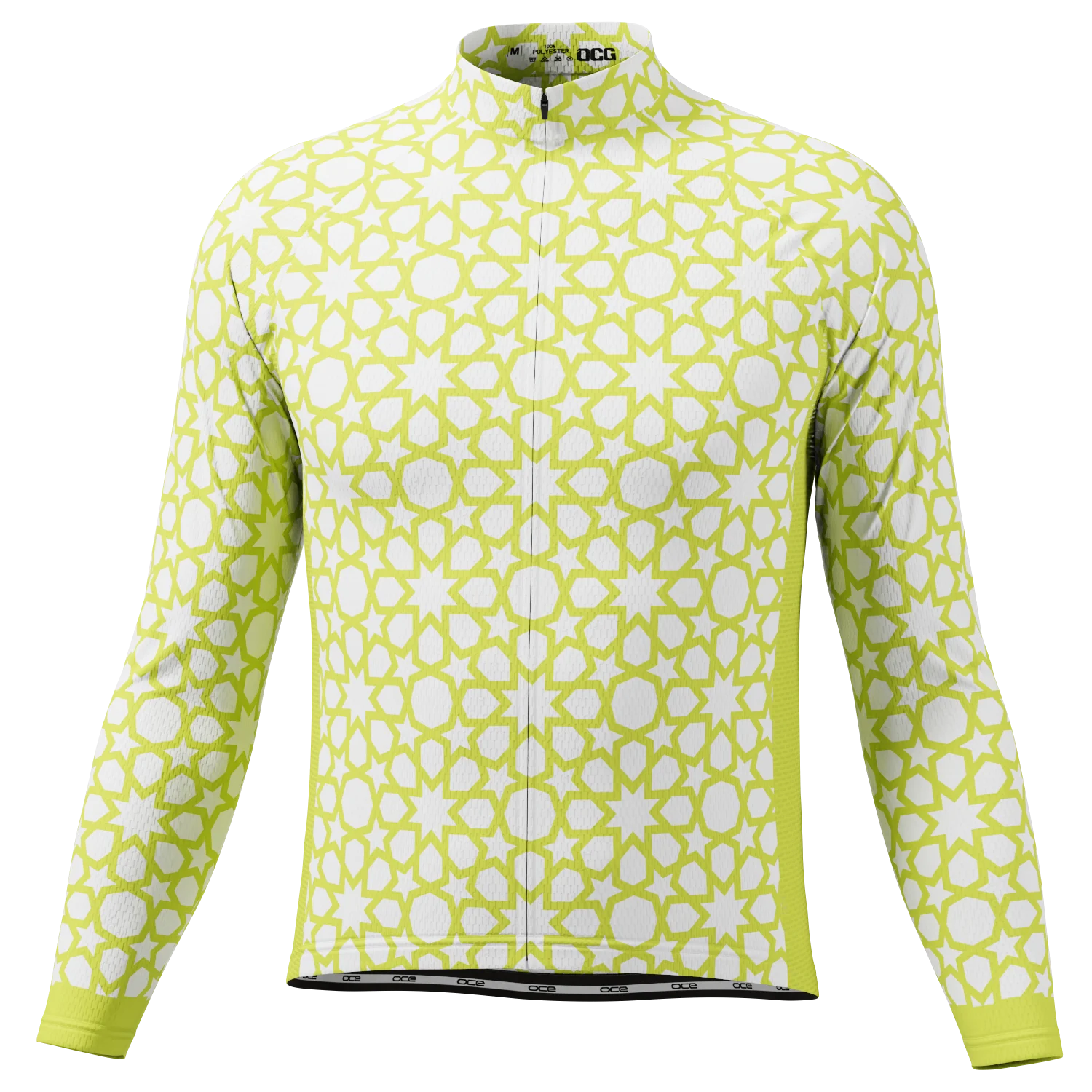 Men's Islamic Geometry Long SleeveCycling Jersey Comfort & Performance