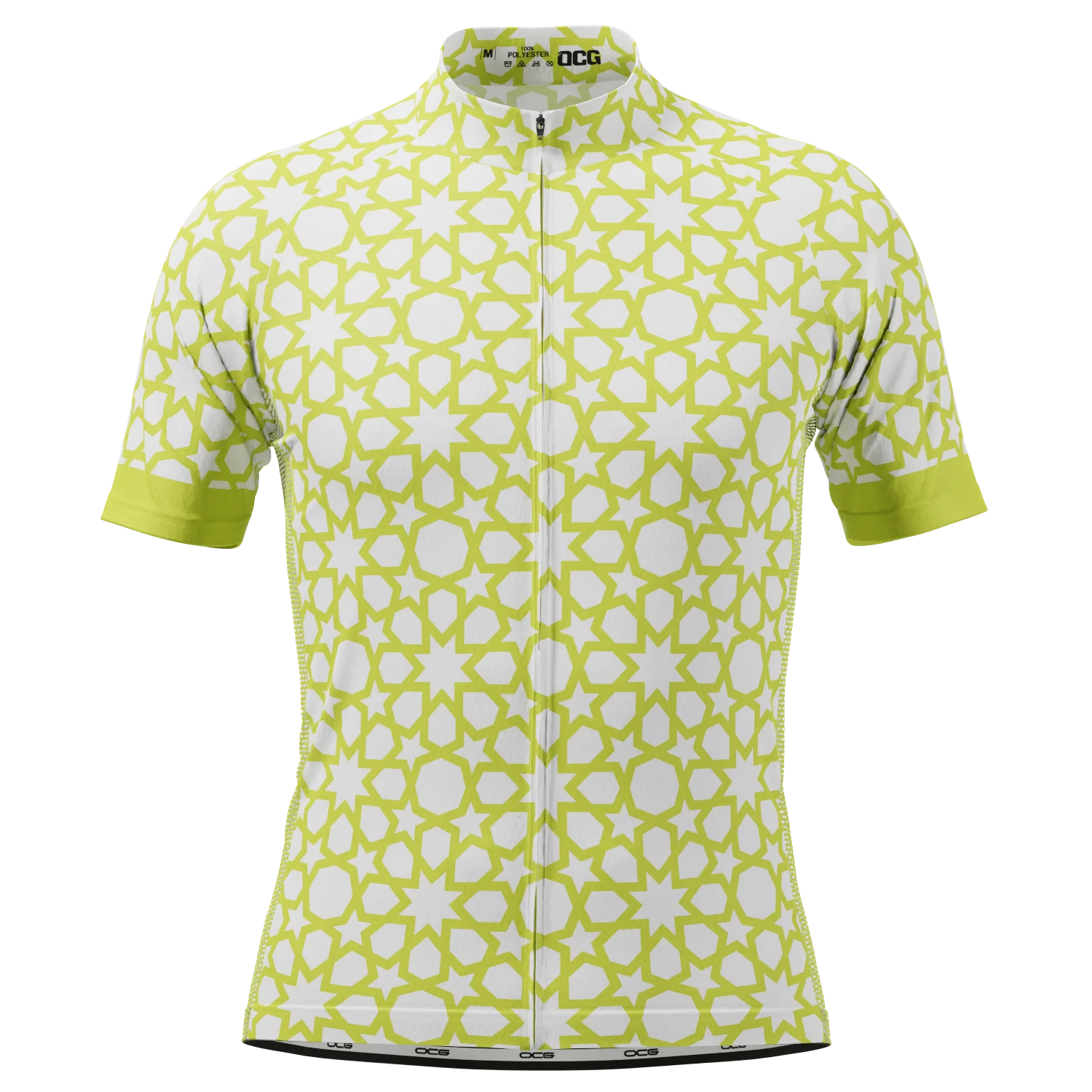 Men’s Islamic Geometry Short Sleeve Cycling Jersey Quick-Dry Custom Fit