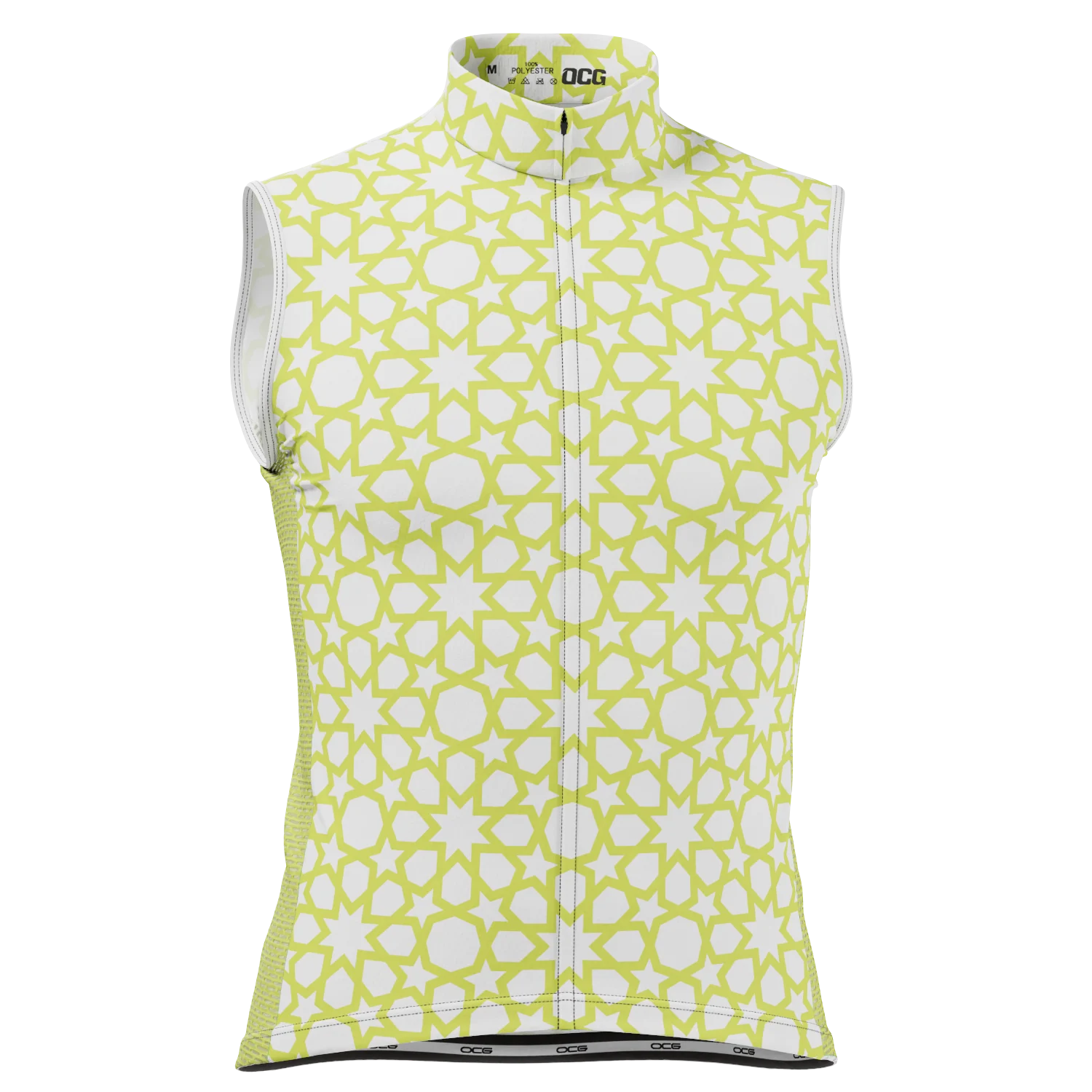 Men's Islamic Geometry Sleeveless Cycling Jersey Design