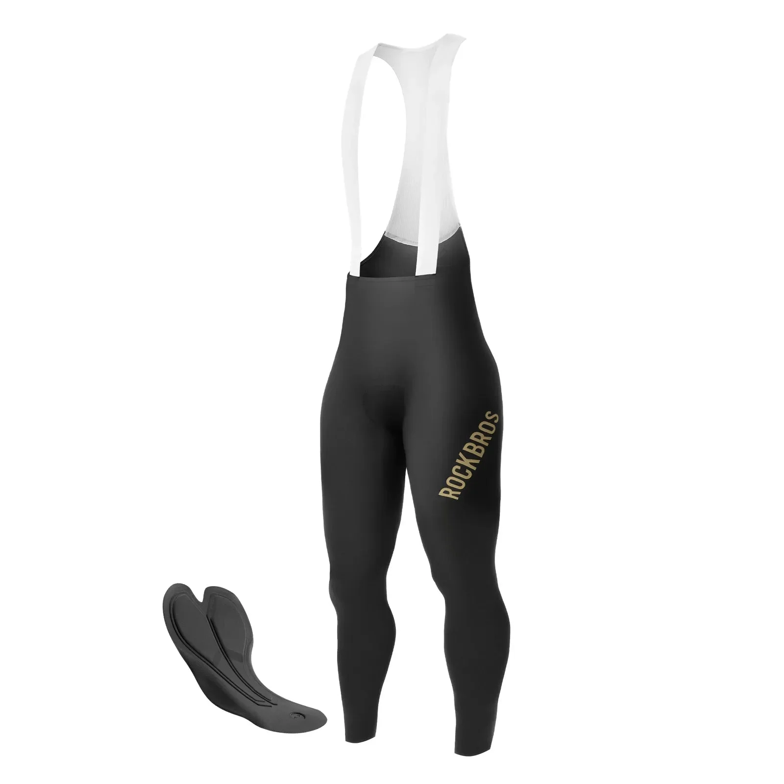 Men’s Long Cycling Bib Pants with Elastic Interface Pad Wright Pro