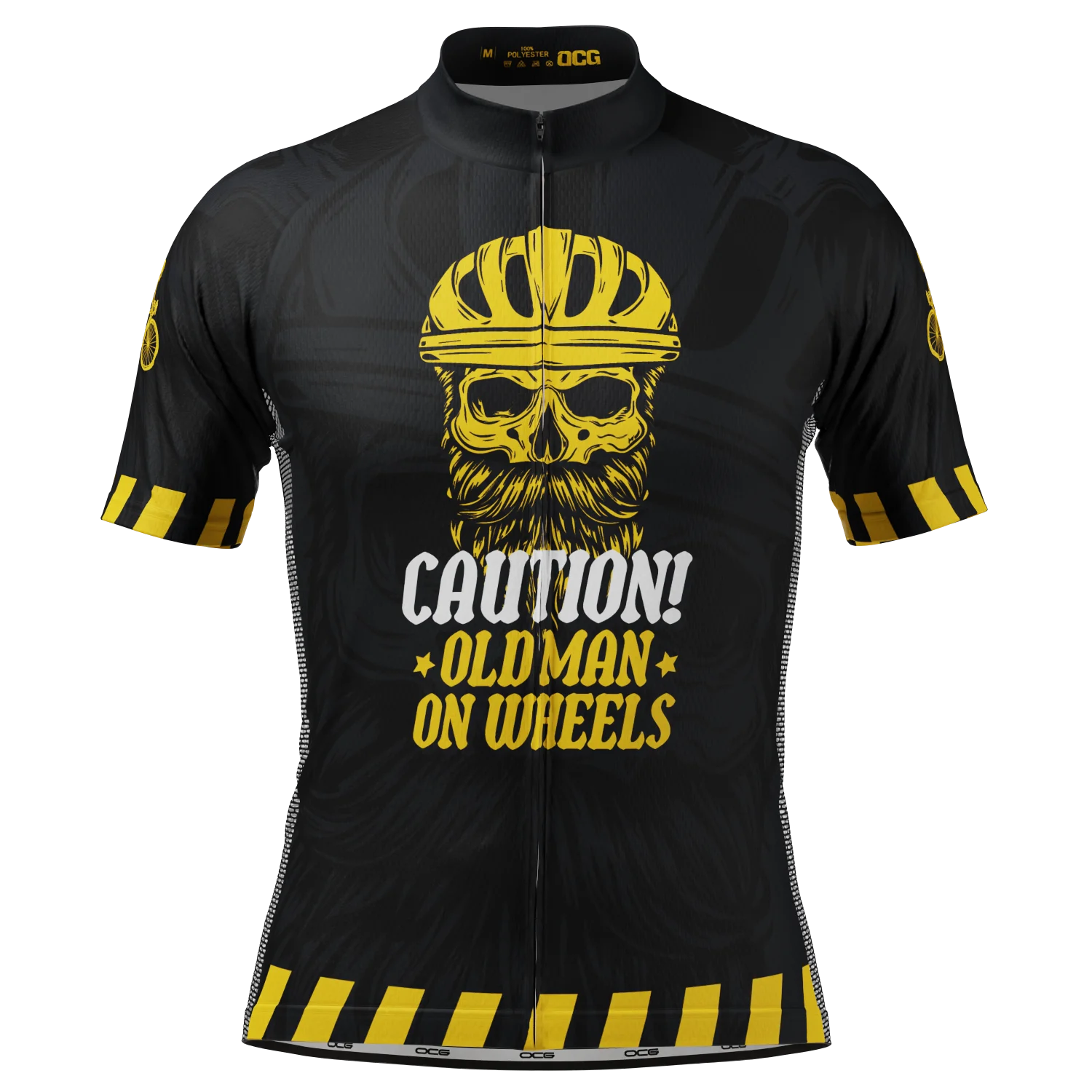 Men's Old Man On Wheels Cycling Jersey Premium Breathable Performance