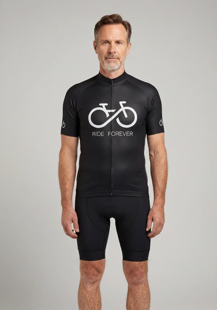 Men's Ride Forever Infinity Short Sleeve Cycling Jersey