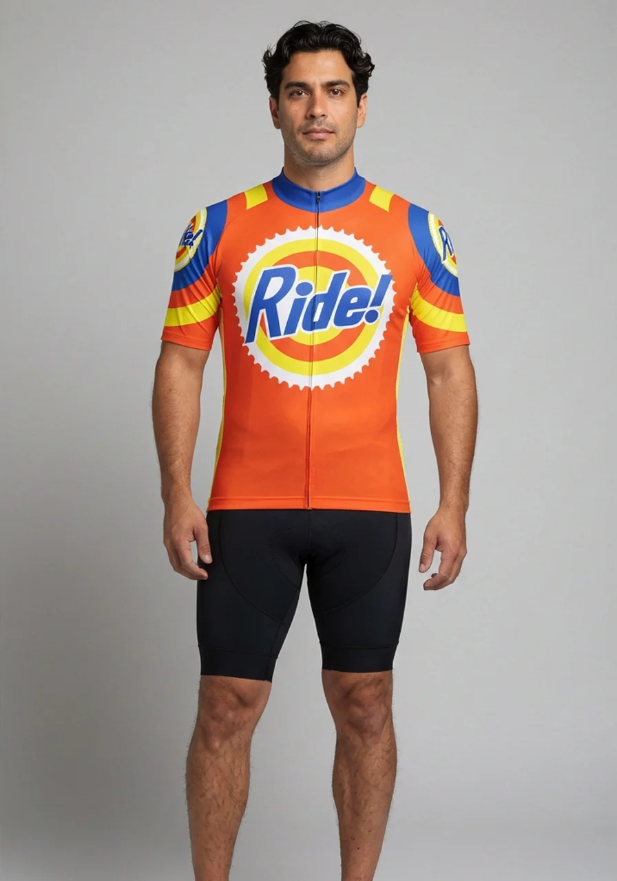 Men's Ride the Tide Short Sleeve Cycling Jersey