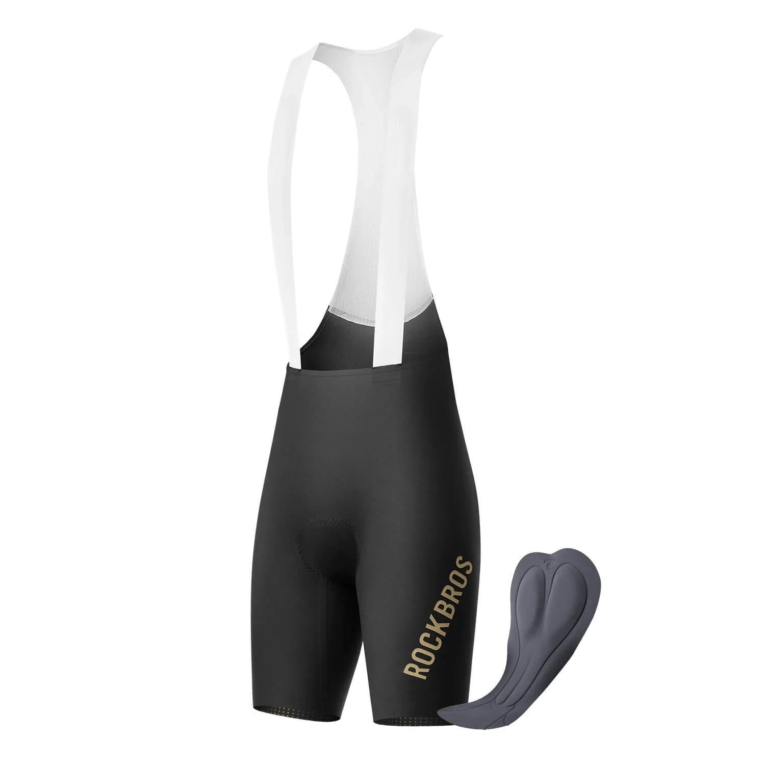 Men’s Seamless Summer Cycling Bib Shorts Double‑Arrow Elastic Interface Pad Wright Pro